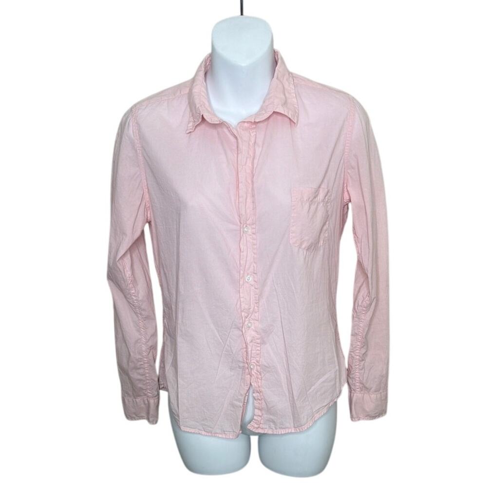 Frank & Eileen "Barry" Tailored Button-Up Shirt light pink Size XS